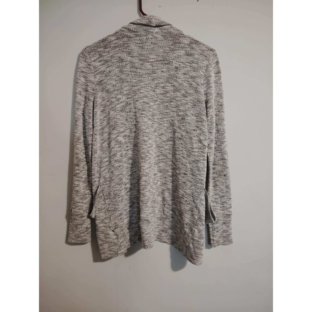 Aeropostale Women's Gray Space Dye Open Front Cardigan Pockets Size Medium - Picture 4 of 4